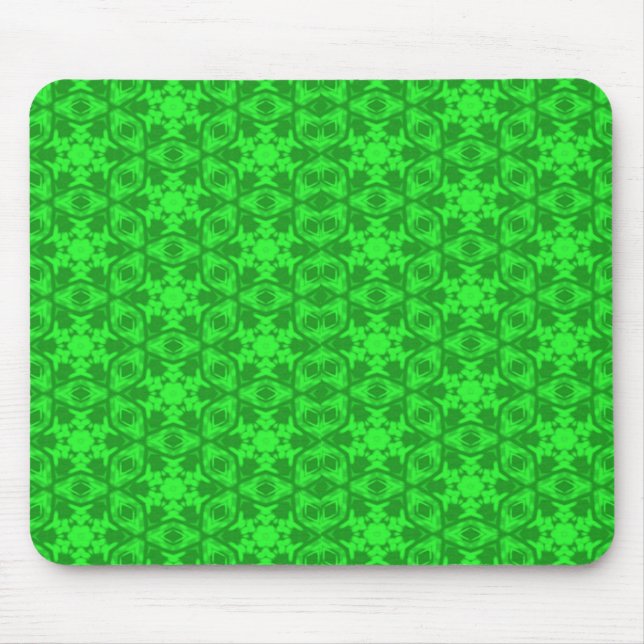 Green Kaleidoskop Mousepad (Vorne)