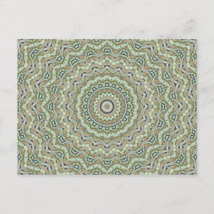 Green Kaleidoskop Postkarte