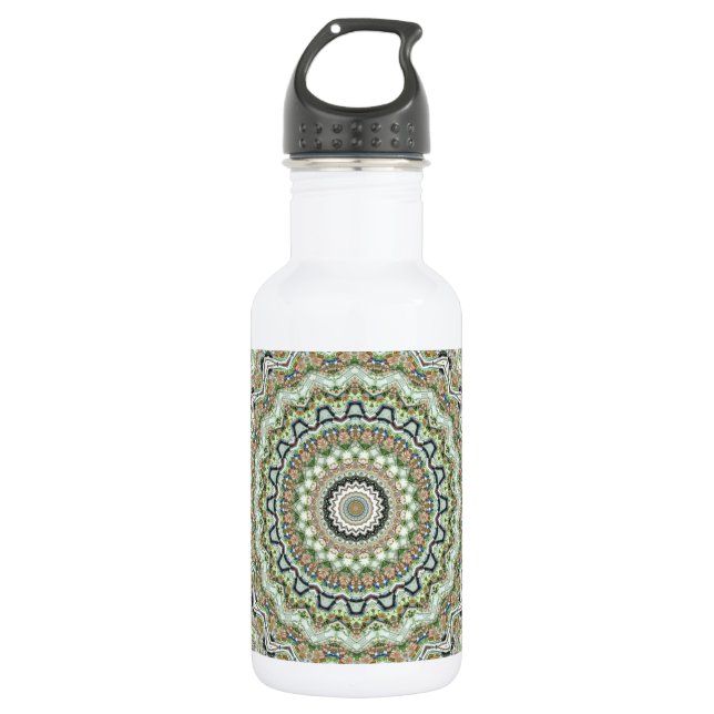Green Kaleidoskop Trinkflasche (Vorderseite)