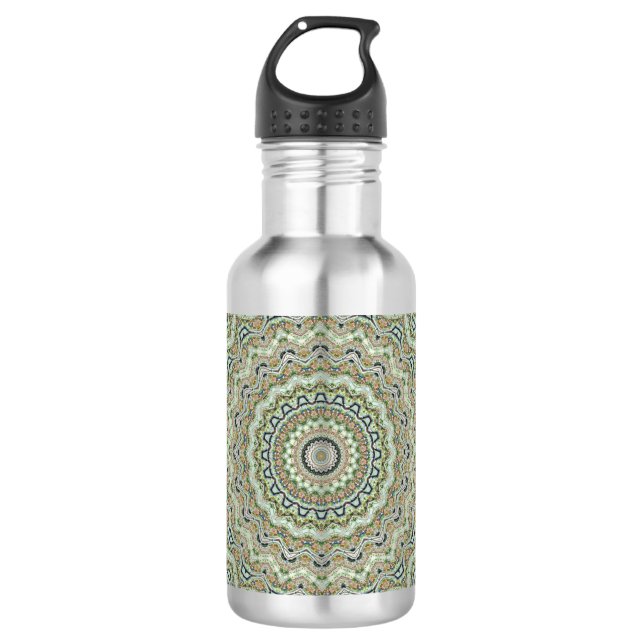 Green Kaleidoskop Trinkflasche (Vorderseite)
