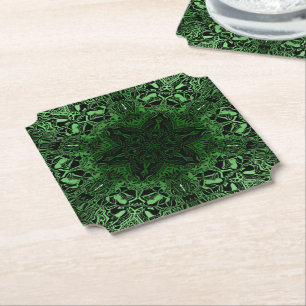 Green Kaleidoskop Untersetzer