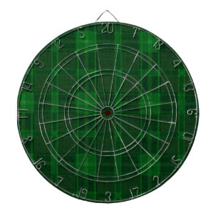 Green Kariert Dart Board Dartscheibe