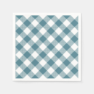 Green Kariert Fall Pattern Serviette
