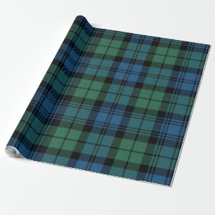 Green Kariert Rustic Clan Campbell Elegante Geschenkpapier