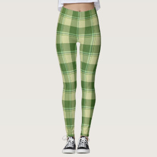 Green Kariert Saint Patrick's Day Leggings