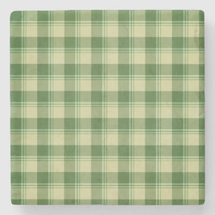 Green Kariert Saint Patrick's Day Steinuntersetzer
