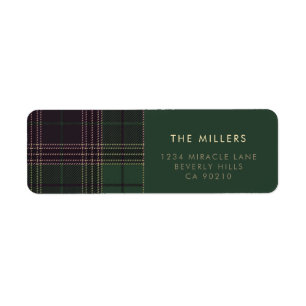 Green Kariert Tartan Buffalo Modernes Minimalistis