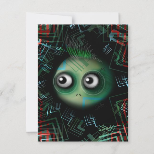 Green Kawaii Monster (Vorderseite)