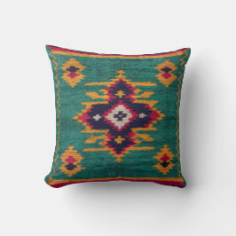 Green Kilim Throw Kissen: Kunsthandwerkskunst Kissen