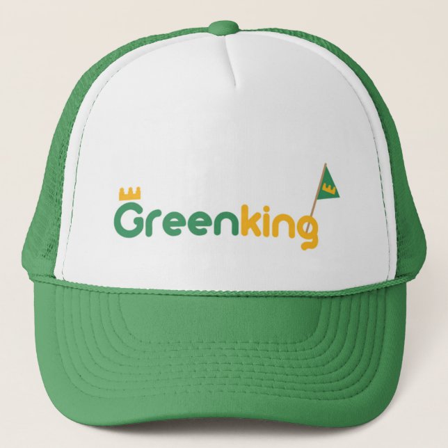 GREEN King HAT KING Truckerkappe (Vorderseite)