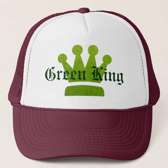 Green King Hat! Truckerkappe (Vorderseite)