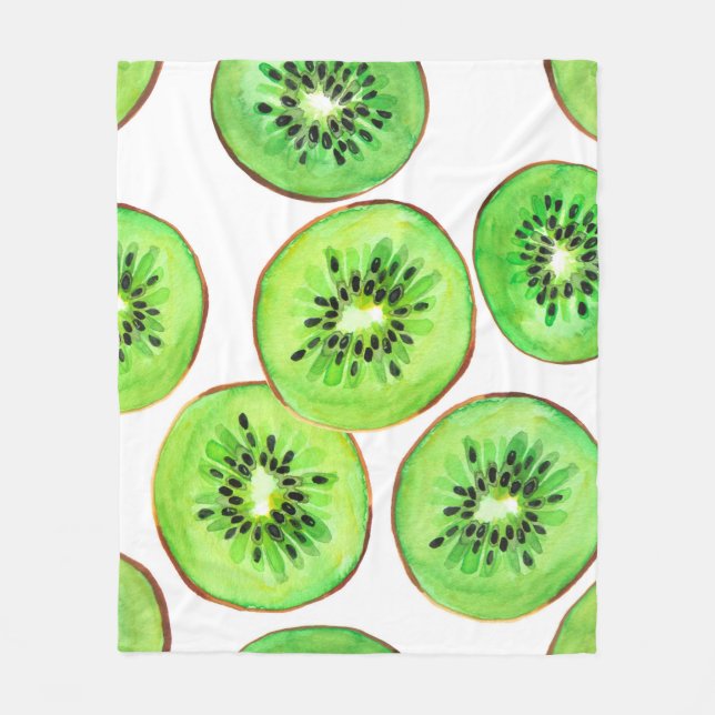 Green Kiwi Fruchtwasser-Set Fleecedecke (Vorderseite)