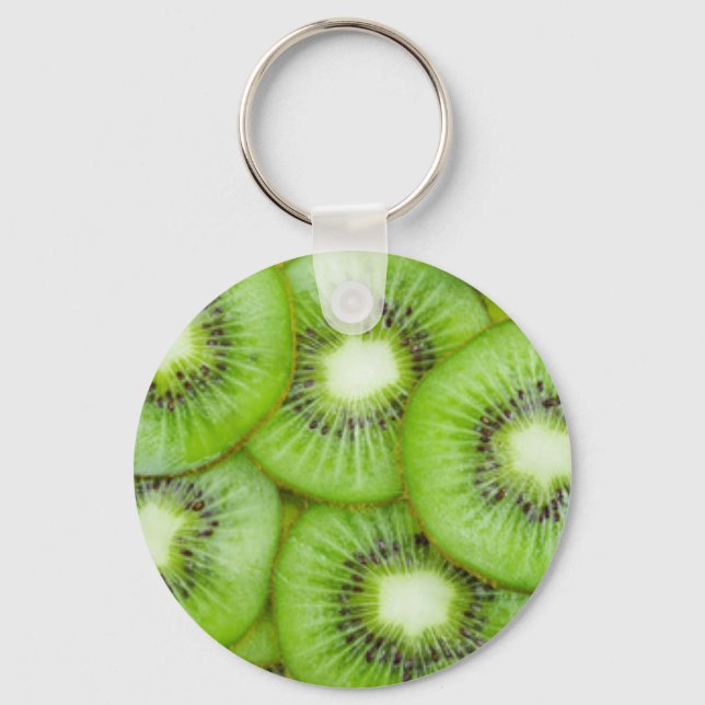 Green Kiwi Fruit Schlüsselanhänger (Vorderseite)