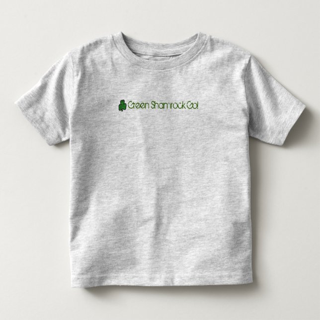 Green Kleeblatt Go! - Kleinkind T-shirt (Vorderseite)