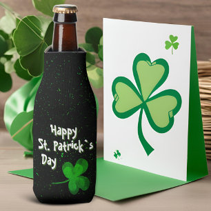 Green Kleeblatt Irish Happy St Patrick`s Day Flaschenkühler