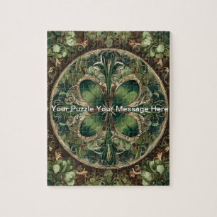 Green Kleeblatt Mandala