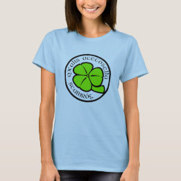 Green Kleeblatt Saint Patrick's Day Floral Art T-Shirt