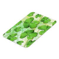 Green Kleeblatt St Patrick's Day Flexi Magnet