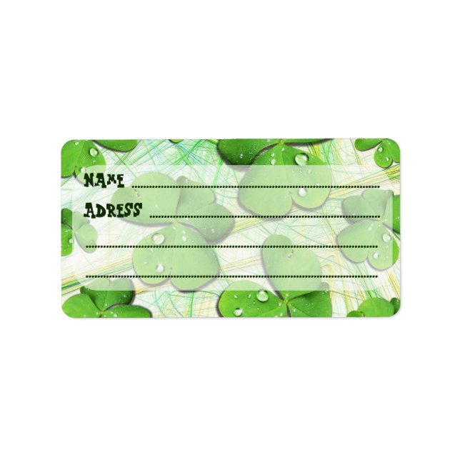 Green Kleeblatt St Patrick's iPhone 5 Case-Mate Adressaufkleber (Vorne)