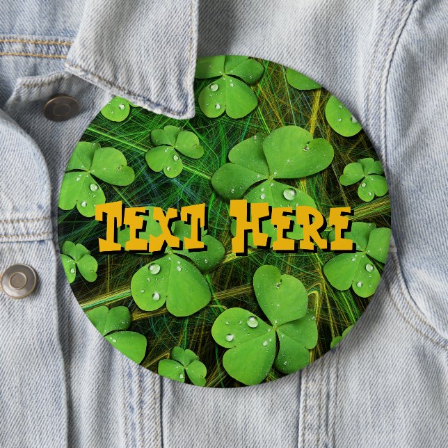 Green Kleeblatt St Patrick's iPhone 5 Case-Mate Button (Beispiel)