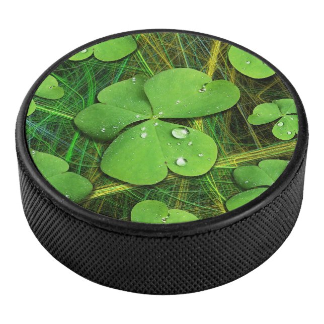 Green Kleeblatt St Patrick's iPhone 5 Case-Mate Eishockey Puck (3/4)
