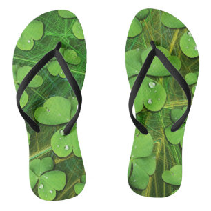 Green Kleeblatt St Patrick's iPhone 5 Case-Mate Flip Flops