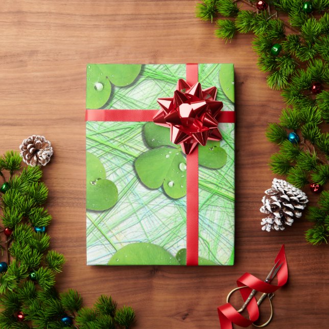 Green Kleeblatt St Patrick's iPhone 5 Case-Mate Geschenkpapier (Feiertagsgeschenk)