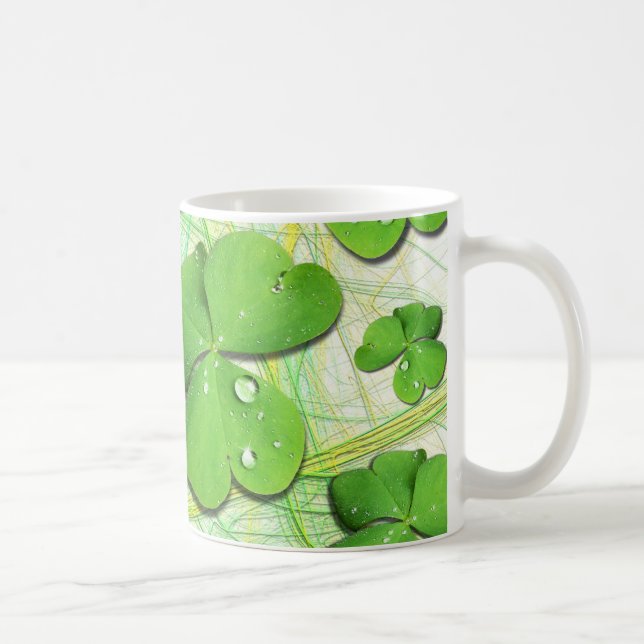 Green Kleeblatt St Patrick's iPhone 5 Case-Mate Kaffeetasse (Rechts)