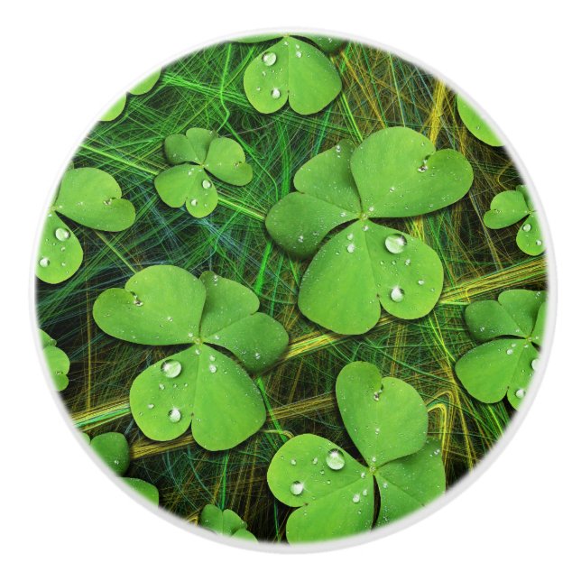 Green Kleeblatt St Patrick's iPhone 5 Case-Mate Keramikknauf (Vorderseite)
