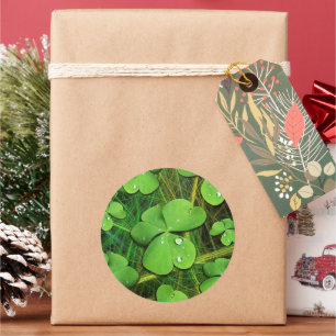 Green Kleeblatt St Patrick's iPhone 5 Case-Mate Runder Aufkleber