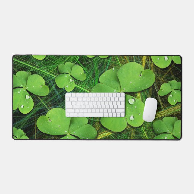 Green Kleeblatt St Patrick's iPhone 5 Case-Mate Schreibtischunterlage (Tastatur & Maus)
