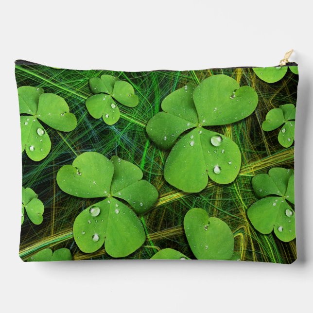 Green Kleeblatt St Patrick's iPhone 5 Case-Mate Zubehörtasche (Rückseite)