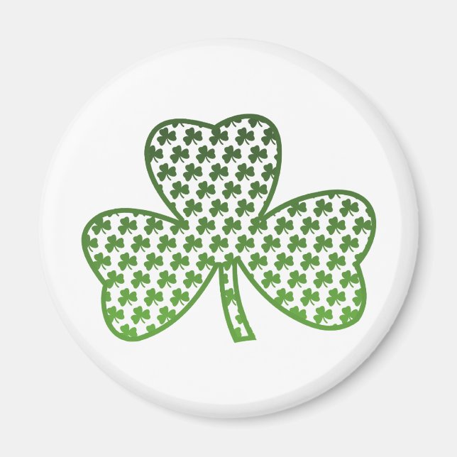Green Kleeblatts Magnet (Vorne)