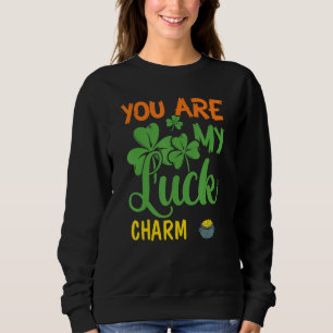 Green Kleeblatts St Patrick's Day Sie sind mein Gl Sweatshirt