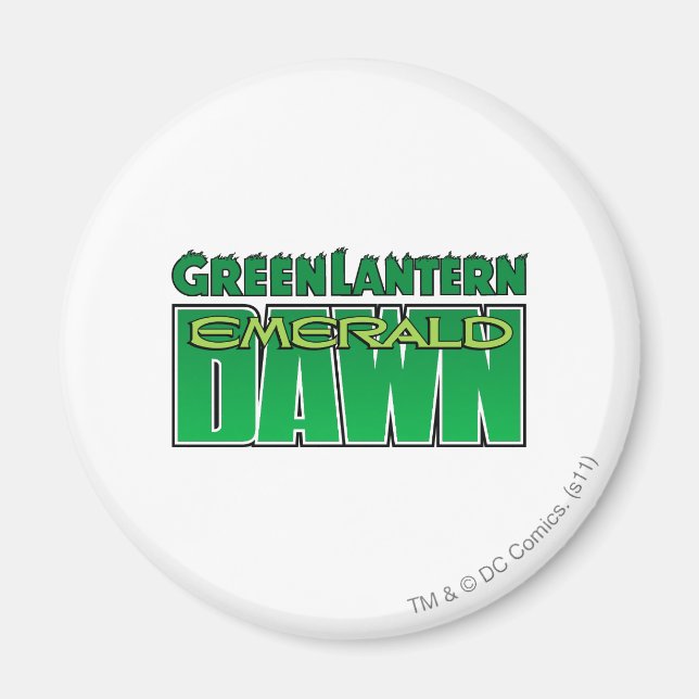 Green Lantern - Emerald Dawn Logo Magnet (Vorne)