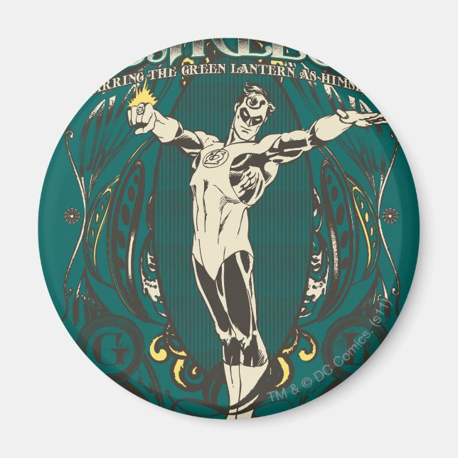 Green Lantern - "Fearless" Poster Magnet (Vorne)