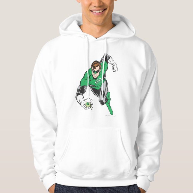 Green Lantern Fly Forward Hoodie (Vorderseite)
