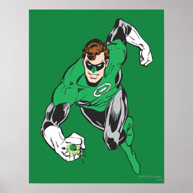 Green Lantern Fly Forward Poster (Vorne)