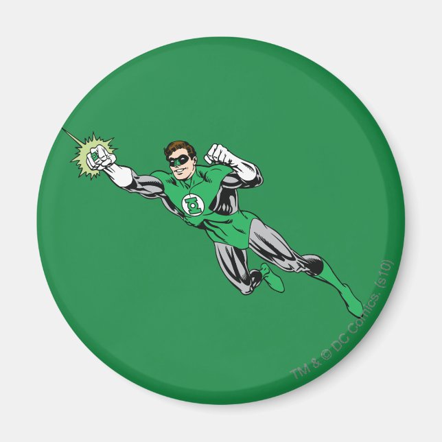 Green Lantern Fly Verlassen 2 Magnet (Vorne)