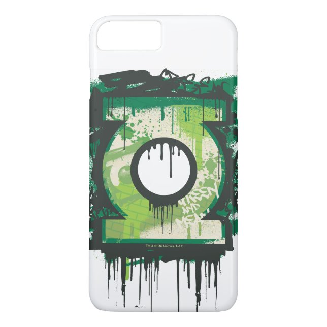 Green Lantern Graffiti Symbol Case-Mate iPhone Hülle (Rückseite)