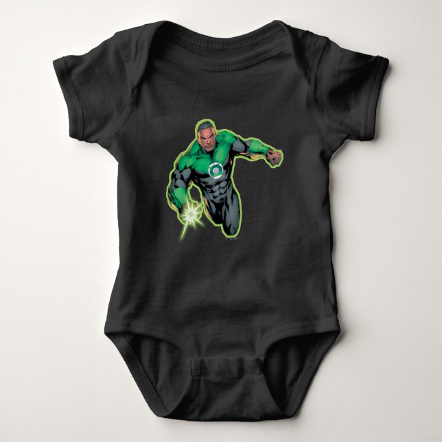 Green Lantern John Stewart Baby Strampler (Vorderseite)