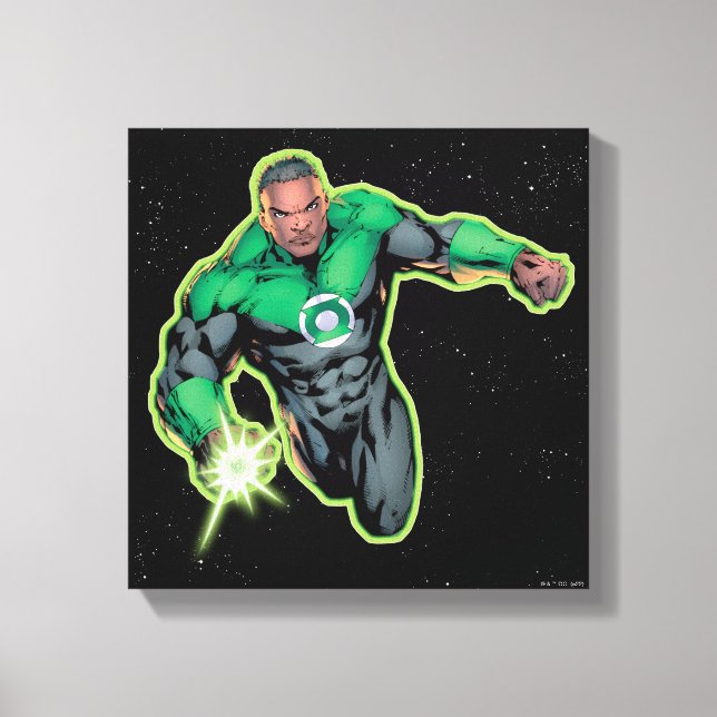 Green Lantern John Stewart Leinwanddruck (Vorderseite)