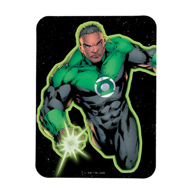 Green Lantern John Stewart Magnet (Vertikal)
