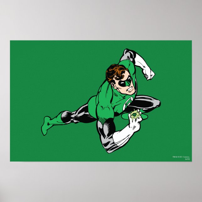 Green Lantern Leap Rechts Poster (Vorne)