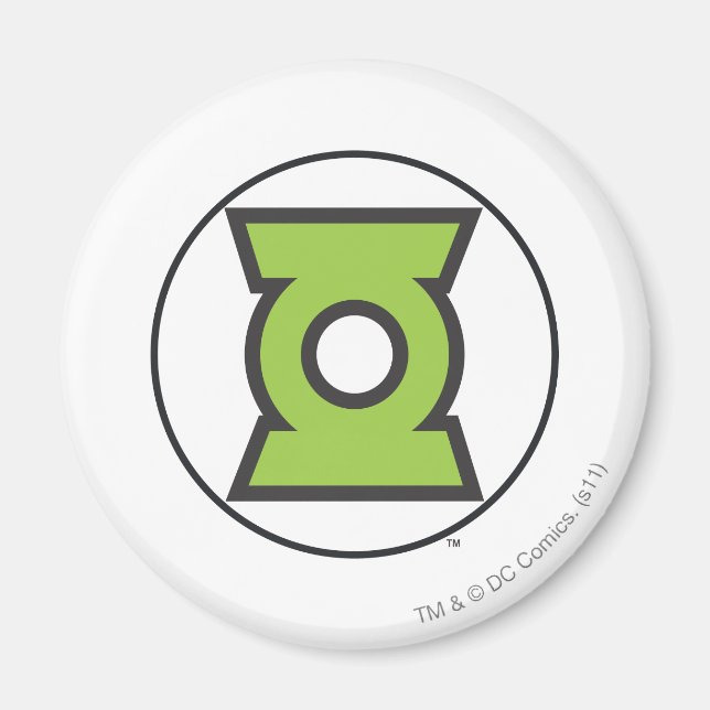 Green Lantern Logo 11 Magnet (Vorne)