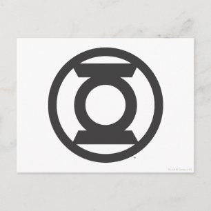 Green Lantern Logo 14 Postkarte