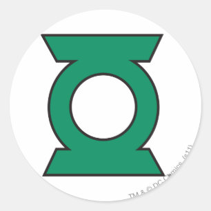 Green Lantern Logo 15 Runder Aufkleber