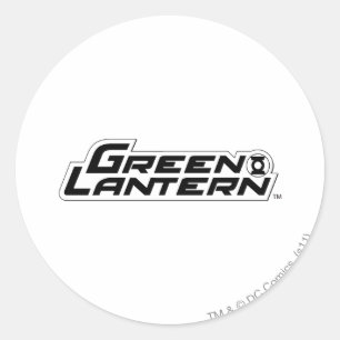Green Lantern Logo 3 Runder Aufkleber