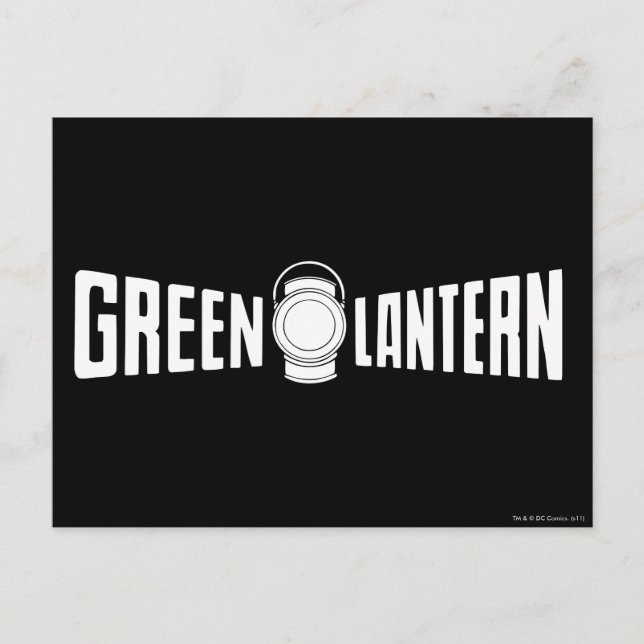 Green Lantern Logo 6 Postkarte (Vorderseite)