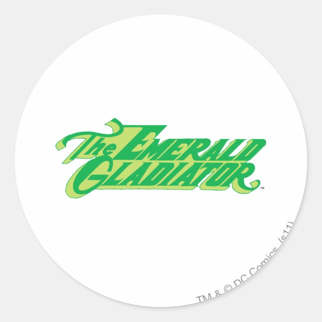 Green Lantern Logo 8 Runder Aufkleber (Vorderseite)